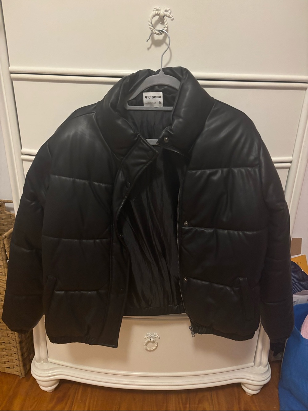 Ci Sono Black Puffer Jacket